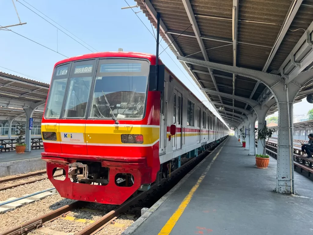 train at Jakarta Airport